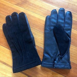 NWOT Wool Lined Faux Leather Gloves